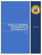 batangas city truck ban ordinance|CODE OF GENERAL ORDINANCES OF BATANGAS CITY.